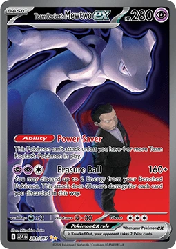 Mewteo ex del Team Rocket