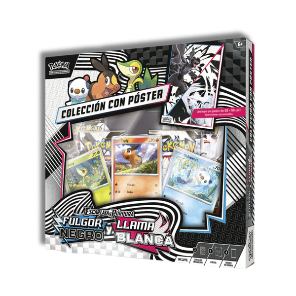 Caja Póster Fulgor Negro Español