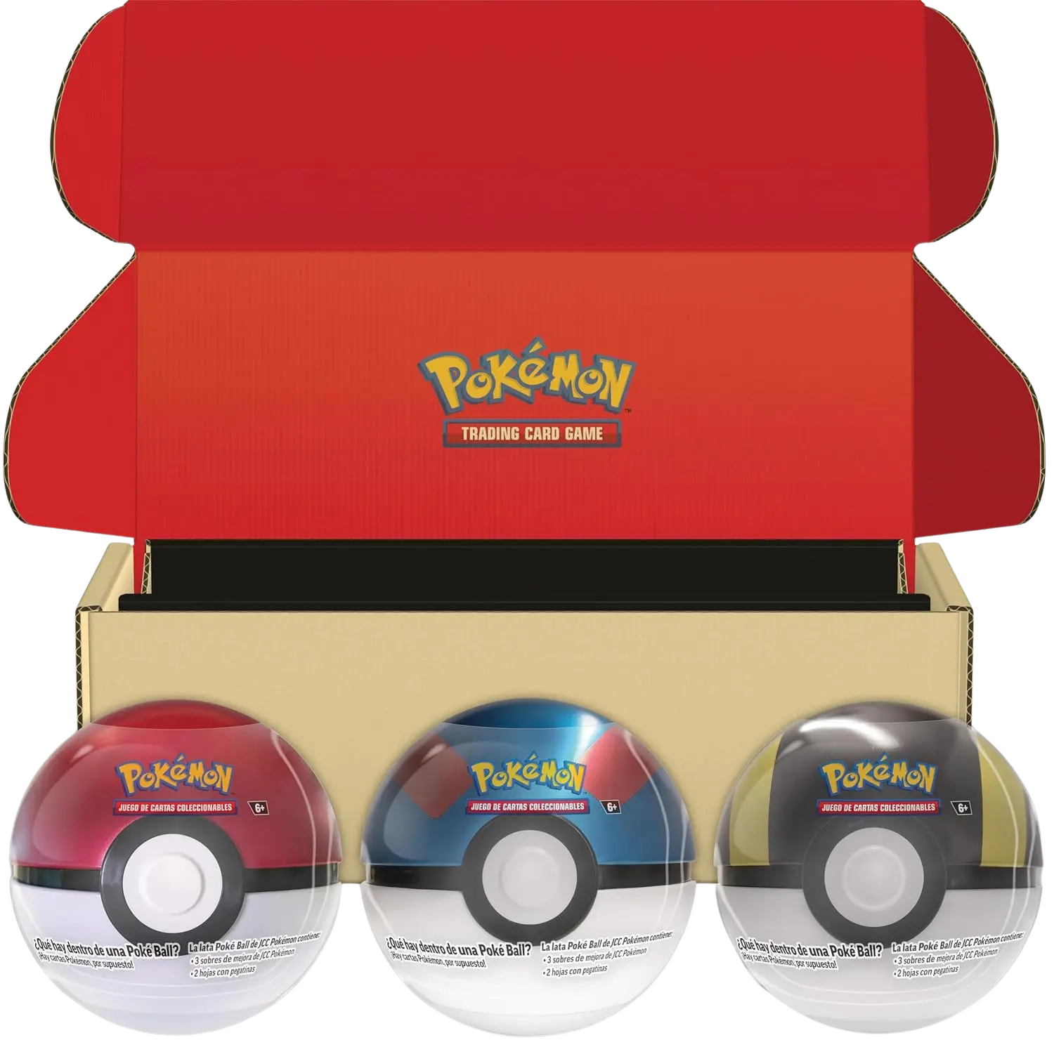 Lote de latas Pokéball 2 Español