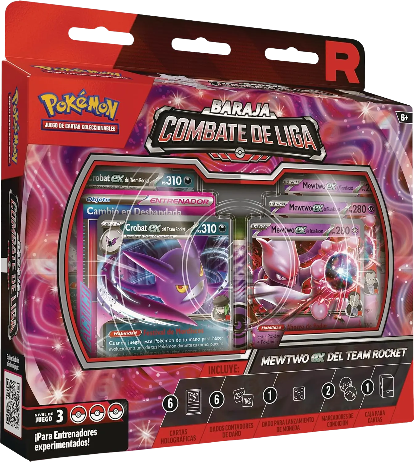 Baraja de Combate Mewtwo Español
